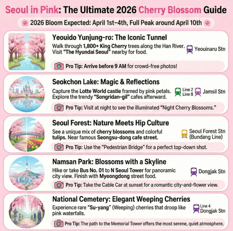 2026 Seoul Cherry Blossom Guide