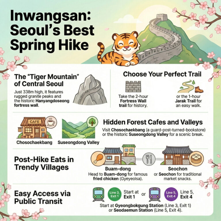 Seoul's Inwangsan Spring Hiking Guide