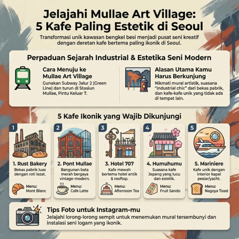 5 Kafe Estetik Mullae Seoul