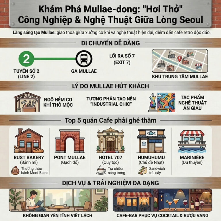 Khám phá Mullae-dong: Bản Giao Hưởng giữa Di sản Công nghiệp và Nghệ thuật Cà phê tại Seoul