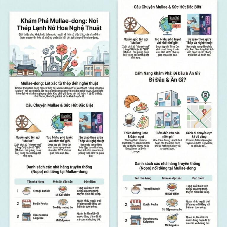 Khám phá nghệ thuật Mullae-dong