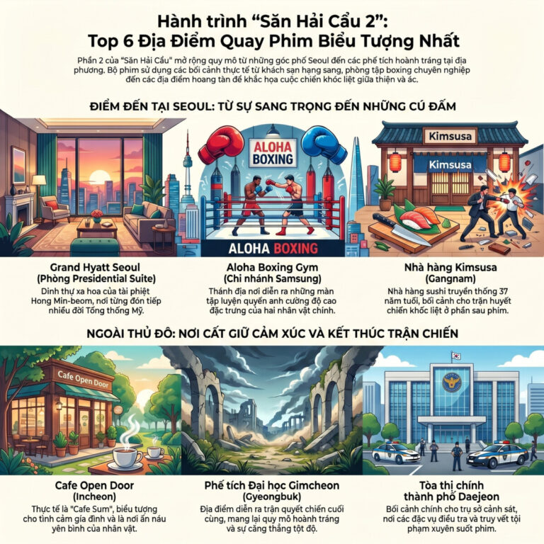 6 bối cảnh phim chính
