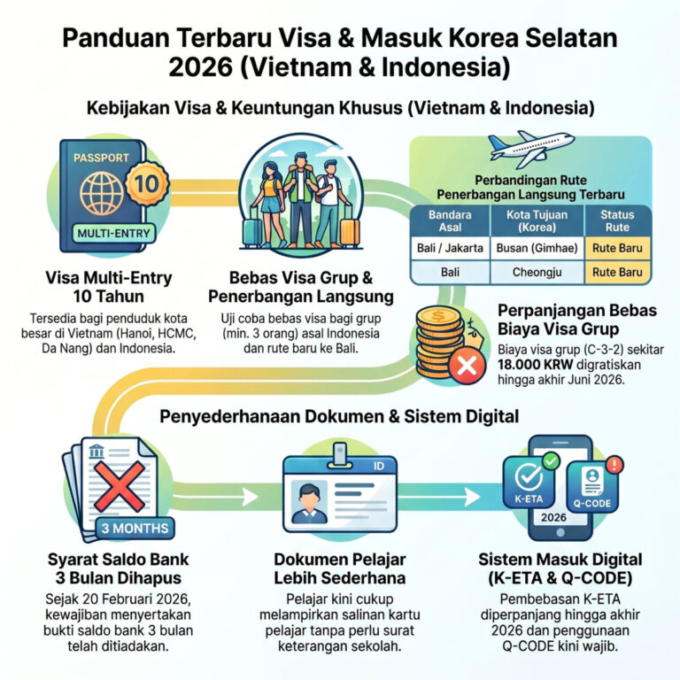 Panduan Visa Korea Selatan 2026